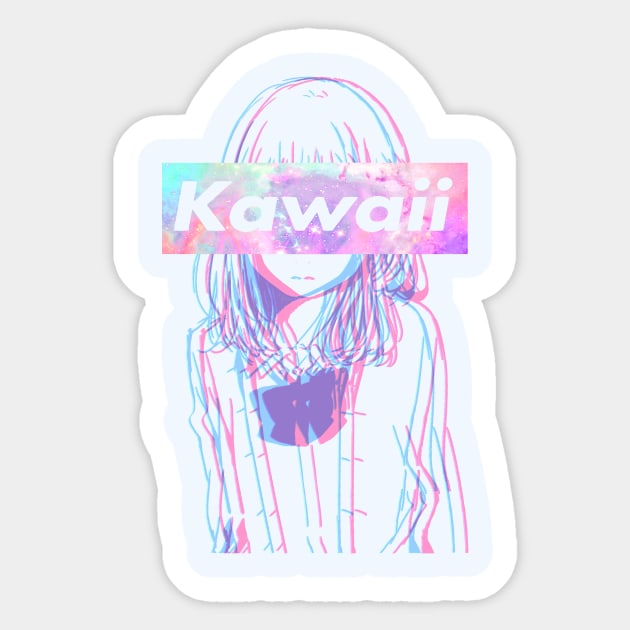 kawaii box logo Sticker by Amacha